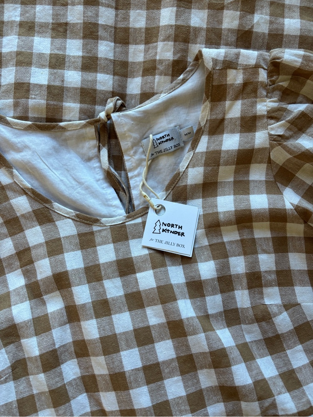 NWT The North Kinder Gingham Jilly Dress - Picture 9 of 11